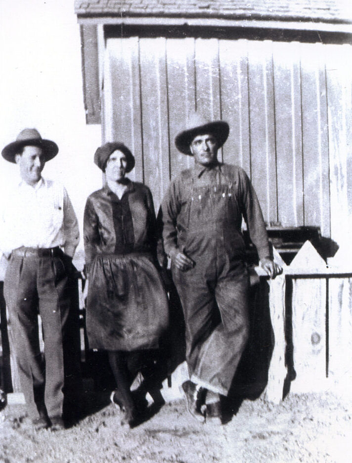 Gregorio Pino and Reymuna with Bennie Sanchez